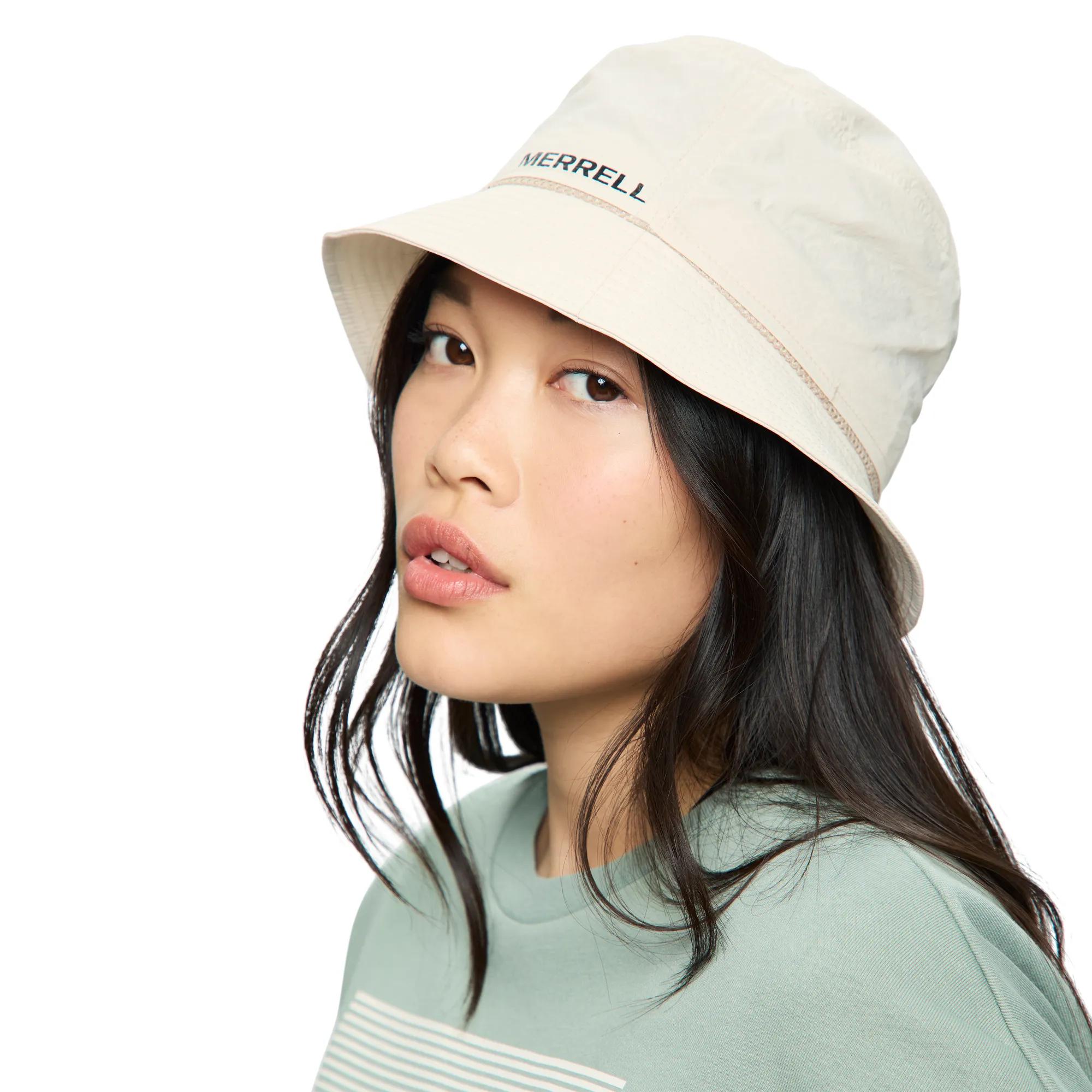 Linear Logo Bucket Cap, Whitecap Gray, dynamic 1