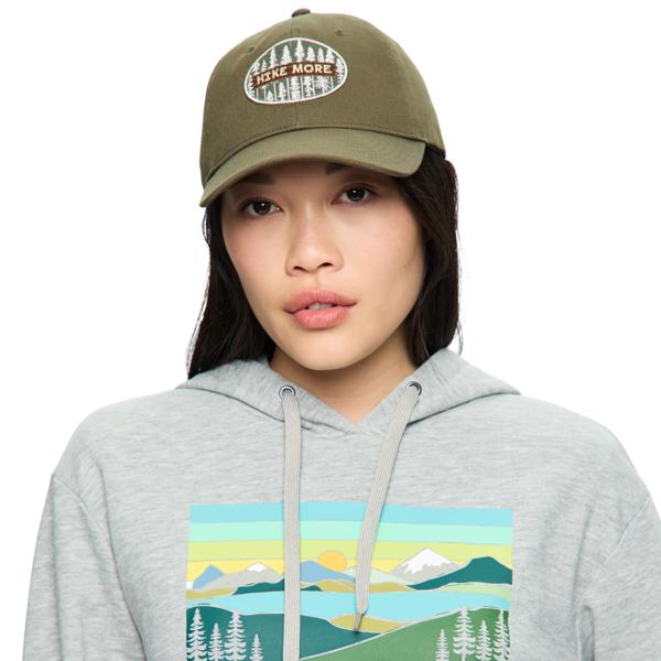 Hike More Patch Cap, Loden, dynamic