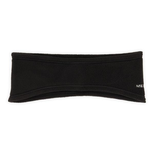Atlas Fleece Headband, Black, dynamic