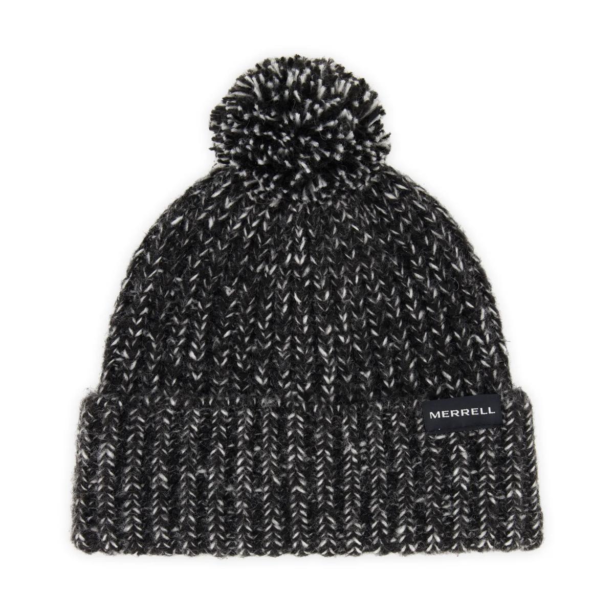 Avalea Chunky Yarn Beanie, Black, dynamic 1