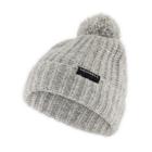Avalea Chunky Yarn Beanie, Light Grey Heather, dynamic 2