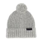 Avalea Chunky Yarn Beanie, Light Grey Heather, dynamic 1