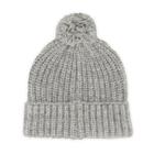 Avalea Chunky Yarn Beanie, Light Grey Heather, dynamic 3