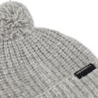 Avalea Chunky Yarn Beanie, Light Grey Heather, dynamic 4