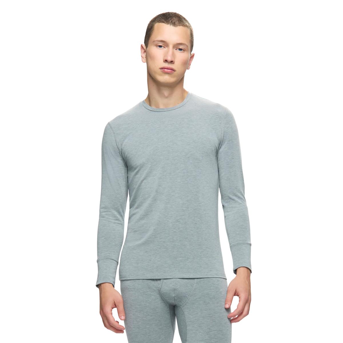 Dorn Wool Baselayer Top, Charcoal, dynamic 1