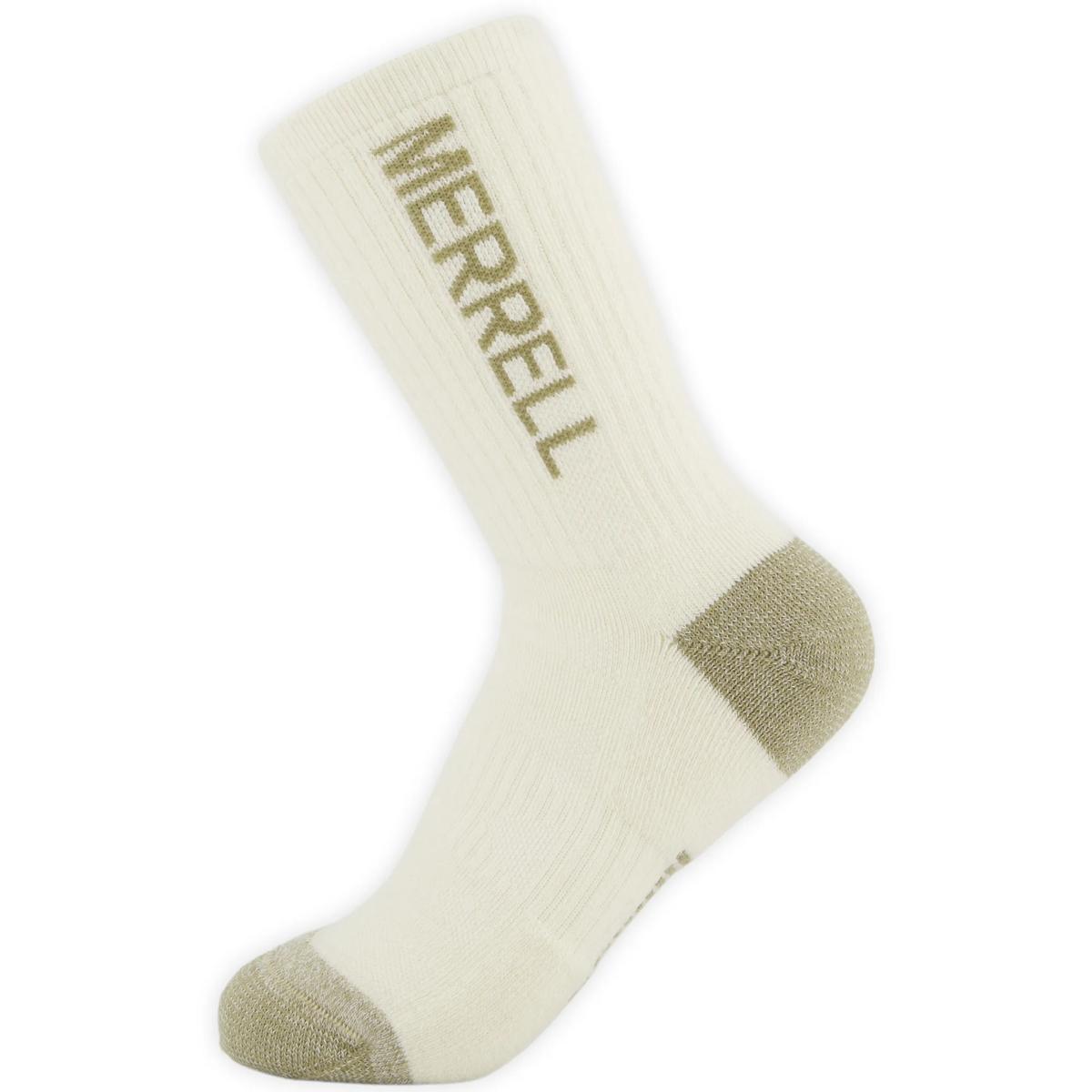 Moab Hike Crew Socks, Oatmeal Heather, dynamic 1