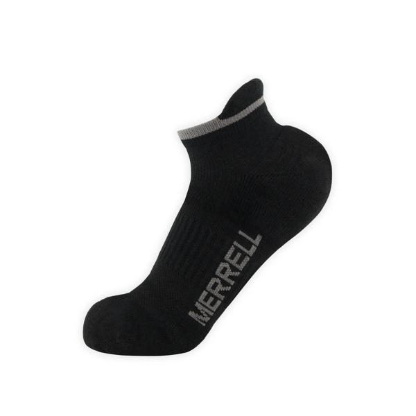 Premium Wool Trail Low Cut Socks, Black, dynamic