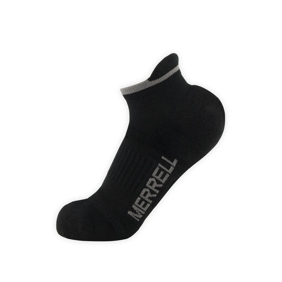 Premium Wool Trail Low Cut Socks, Black, dynamic 1