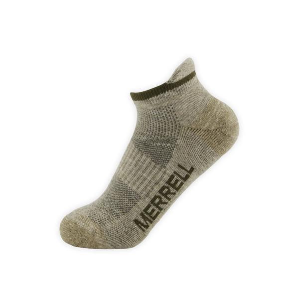 Premium Wool Trail Low Cut Socks, Seagrass, dynamic
