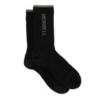 Premium Wool Trail Crew Sock, Black, dynamic 3
