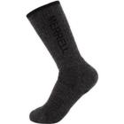 Premium Wool Trail Crew Socks, Charcoal Heather, dynamic 1