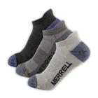 Trekker Outdoor Low Cut Socks 3 Pack, Charcoal Heather, dynamic 1