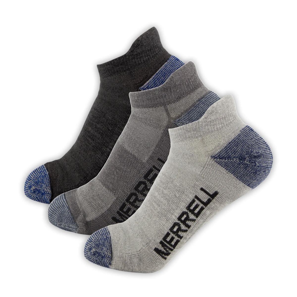 Trekker Outdoor Low Cut Socks 3 Pack, Charcoal Heather, dynamic 1
