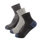 Trekker Outdoor Ankle Socks 3 Pack, Charcoal Heather, dynamic 1
