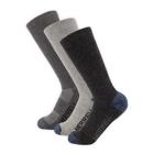 Trekker Outdoor Crew Socks 3 Pack, Charcoal Heather, dynamic 1