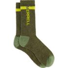 Trekker Outdoor Crew Sock 3 Pack, Dark Moss, dynamic 3