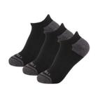Eco Cushioned Low Cut Socks 3 Pack, Black, dynamic 1