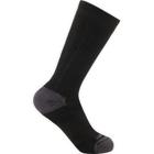 Eco Cushioned Crew Socks 3 Pack, Black, dynamic 3