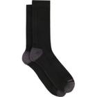 Eco Cushioned Crew Socks 3 Pack, Black, dynamic 2