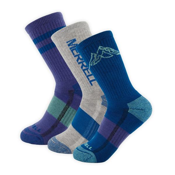 Eco Cushioned Crew 3 Pack, Dark Blue, dynamic