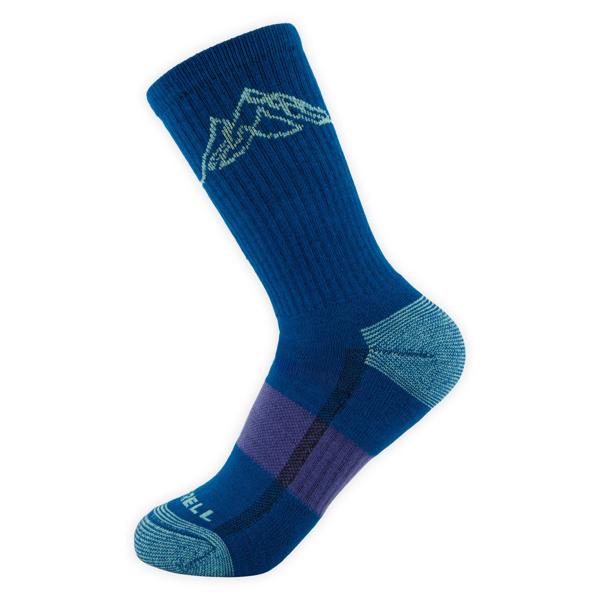 Eco Cushioned Crew Socks 3 Pack, Dark Blue, dynamic