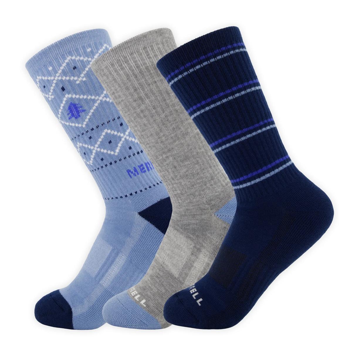 Eco Cushioned Crew 3 Pack, Endless Sky, dynamic 1