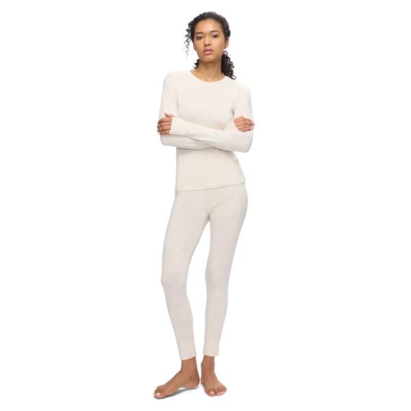 Dorn Wool Baselayer Top, Oatmeal Heather, dynamic