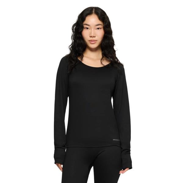 Juniper Base Layer Top, Black, dynamic