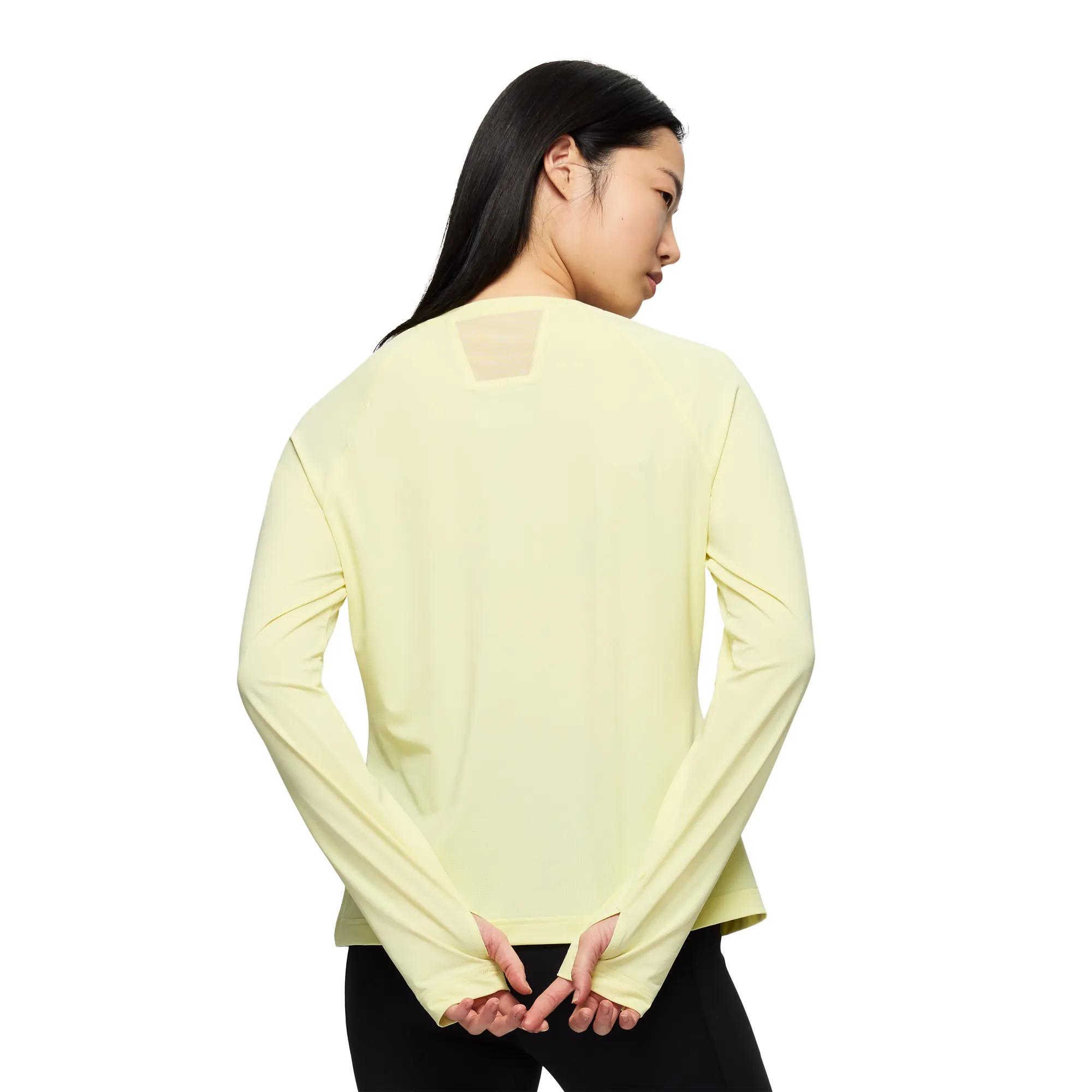 Safan Long Sleeve Raglan Top, Wax Yellow, dynamic 3