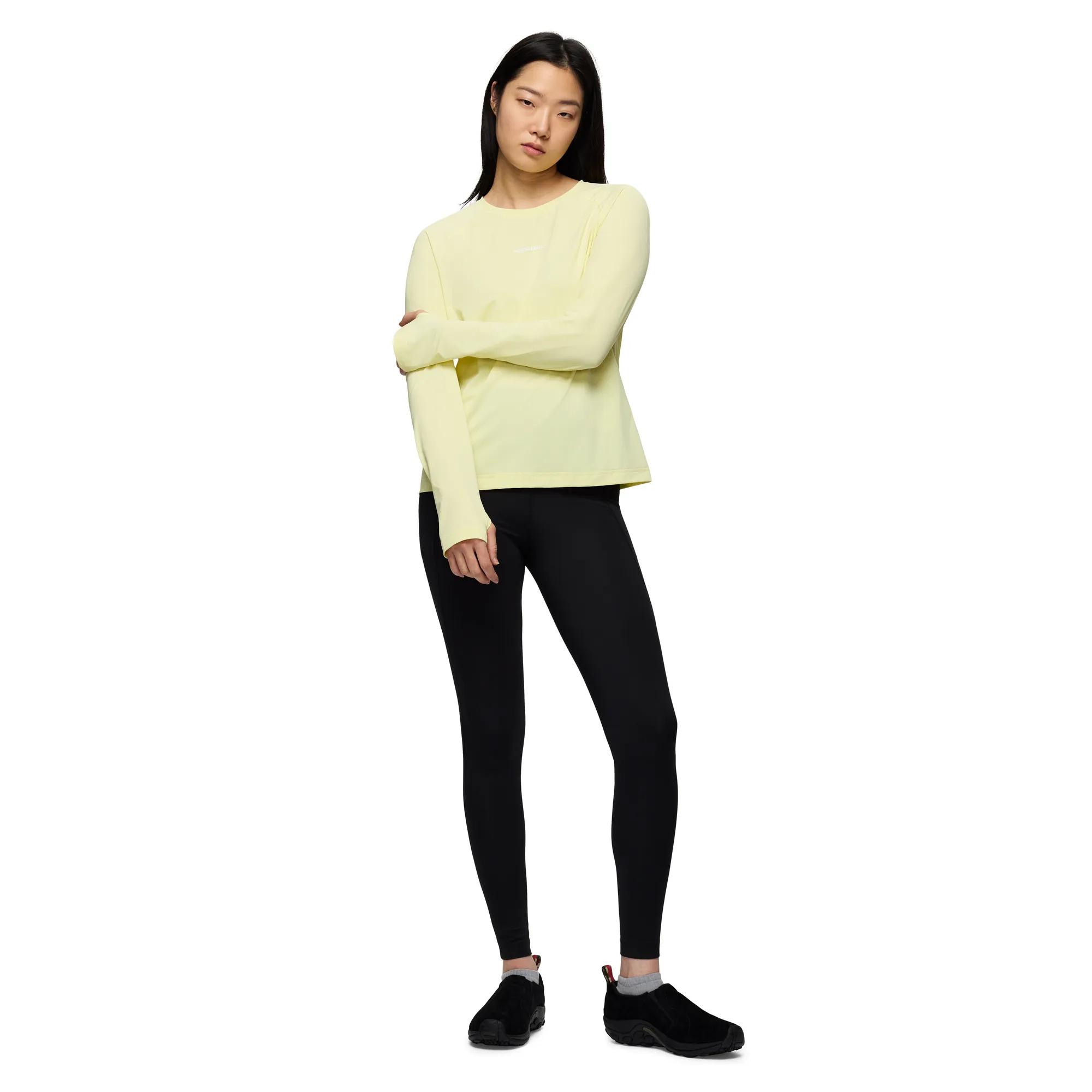 Safan Long Sleeve Raglan Top, Wax Yellow, dynamic 2