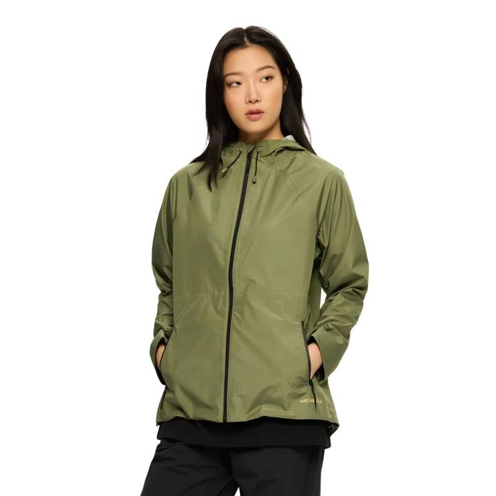 Rain Shell Jacket, Iguana, dynamic