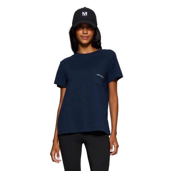 Relaxed Pocket Short Sleeve Tee, Navy Night, dynamic