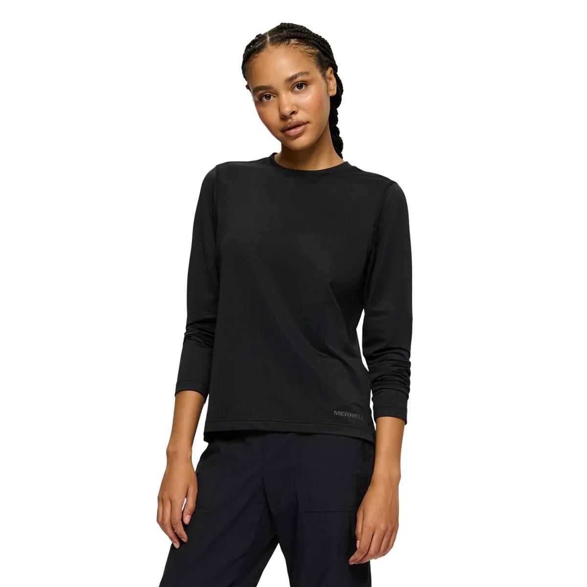 Active Long Sleeve Tee, Black, dynamic 1