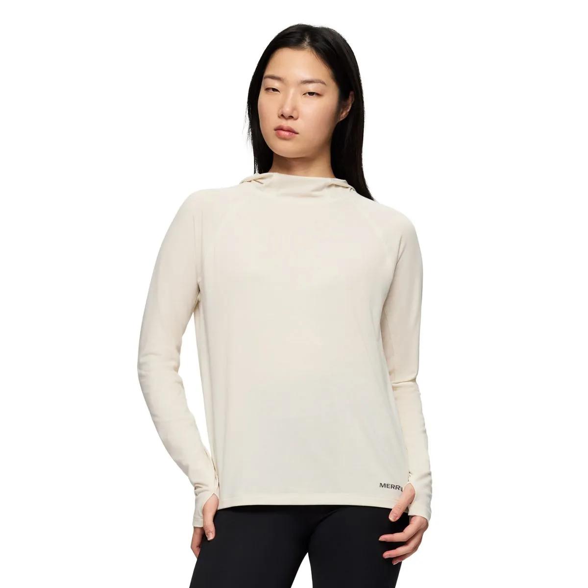 Eliza Tencel Sun Hoody, Whitecap Grey, dynamic 1