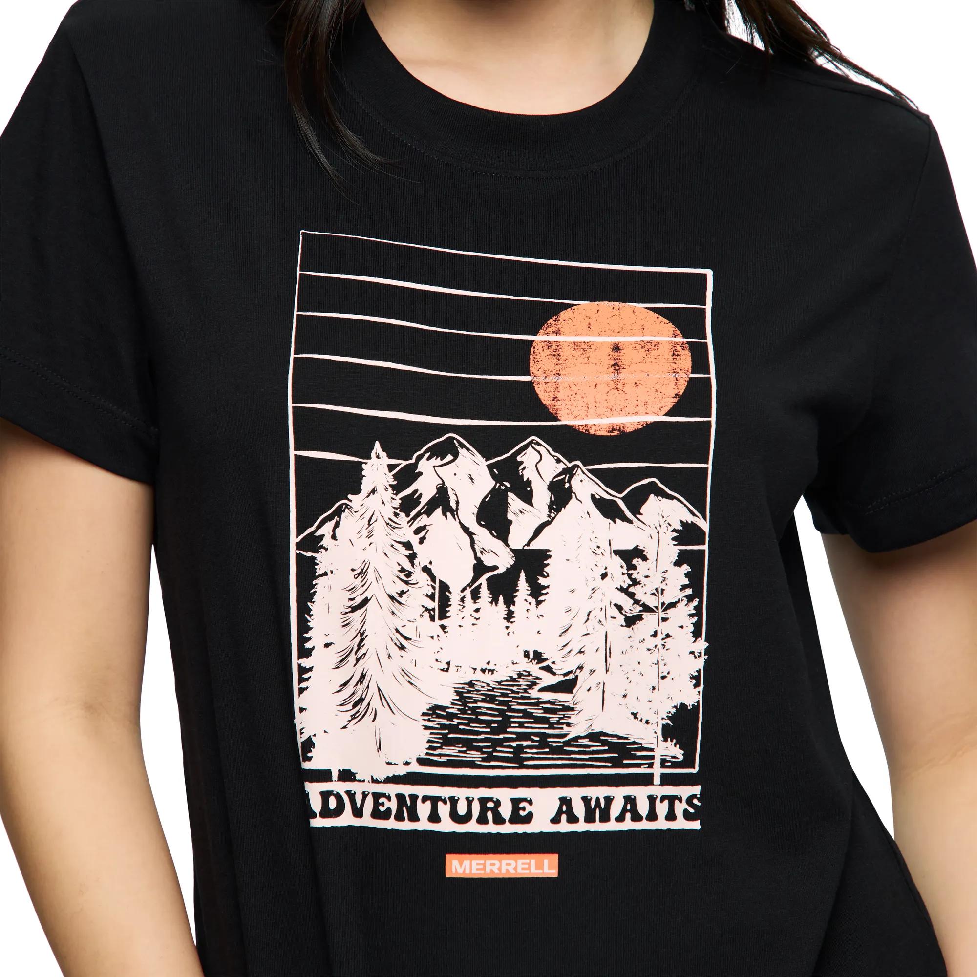 Retro Adventure Graphic Tee, Black, dynamic 5