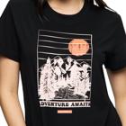 Retro Adventure Tee, Black, dynamic 5