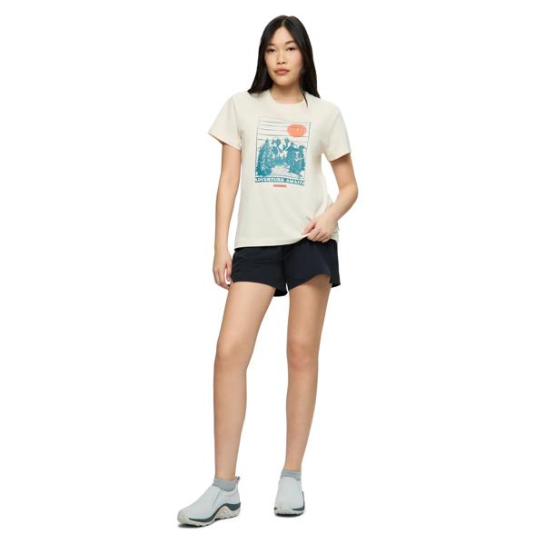 Retro Adventure Graphic Tee, Whitecap Grey, dynamic