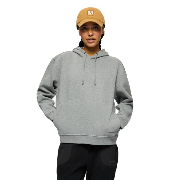 Relaxed Hoody, Heather Grey, dynamic