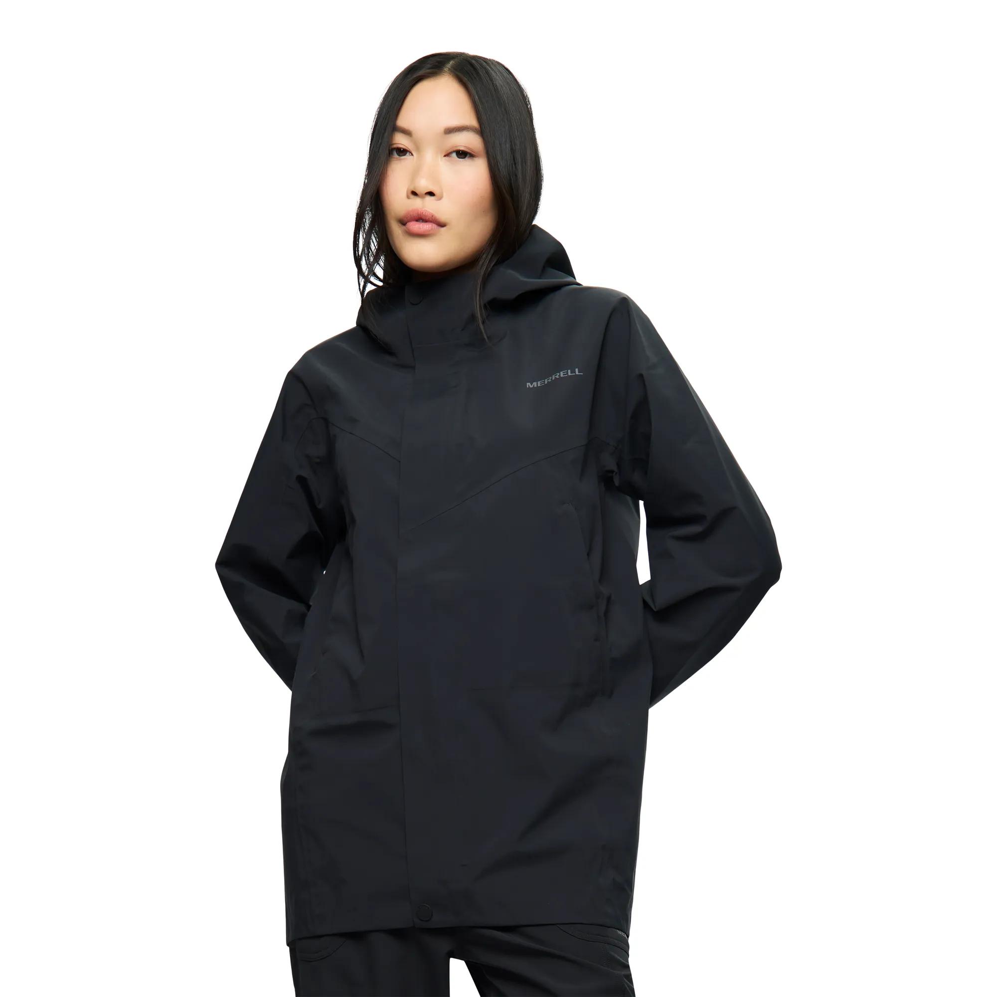 Sadia Seam-Sealed Raincoat, Black, dynamic 1