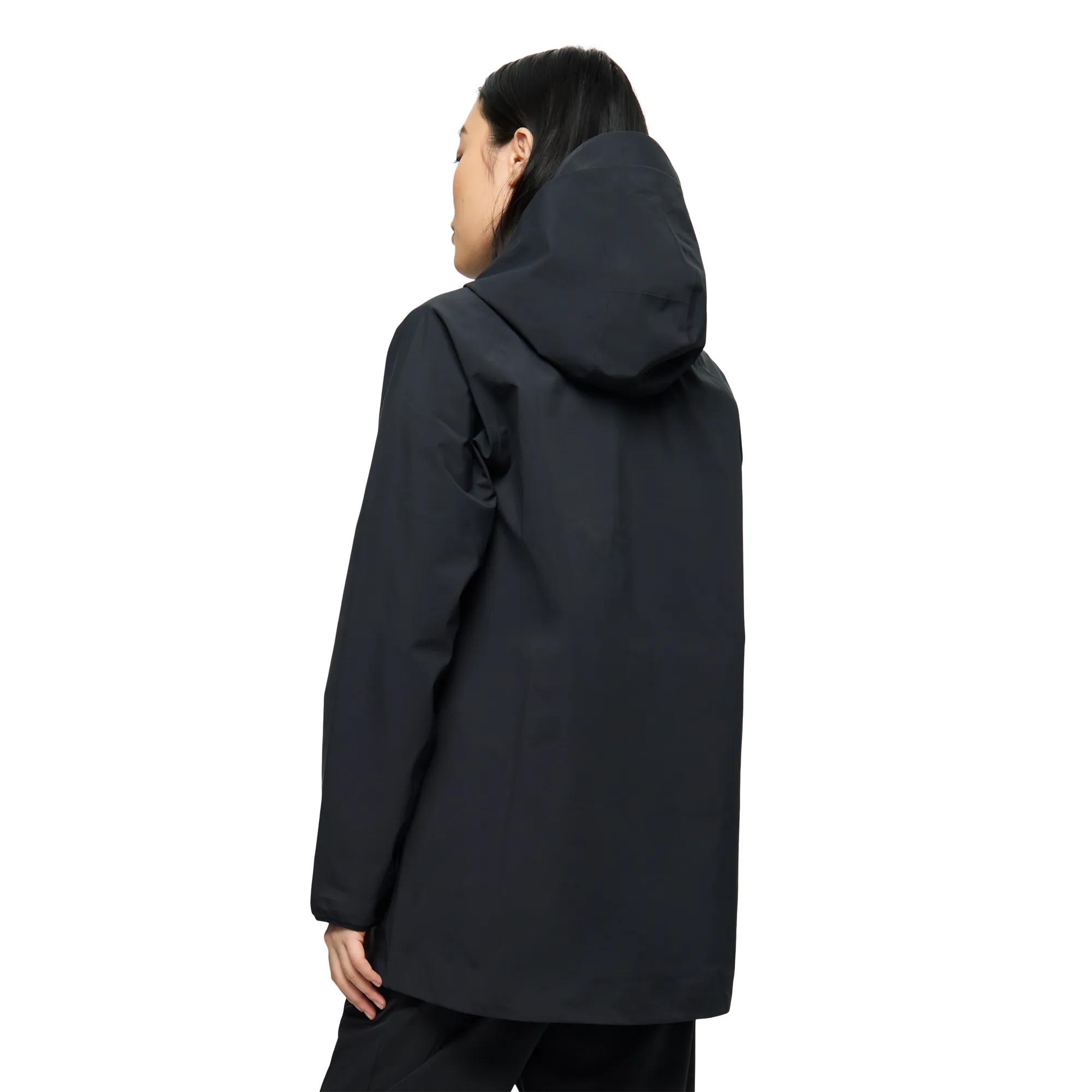 Sadia Seam-Sealed Raincoat, Black, dynamic 3