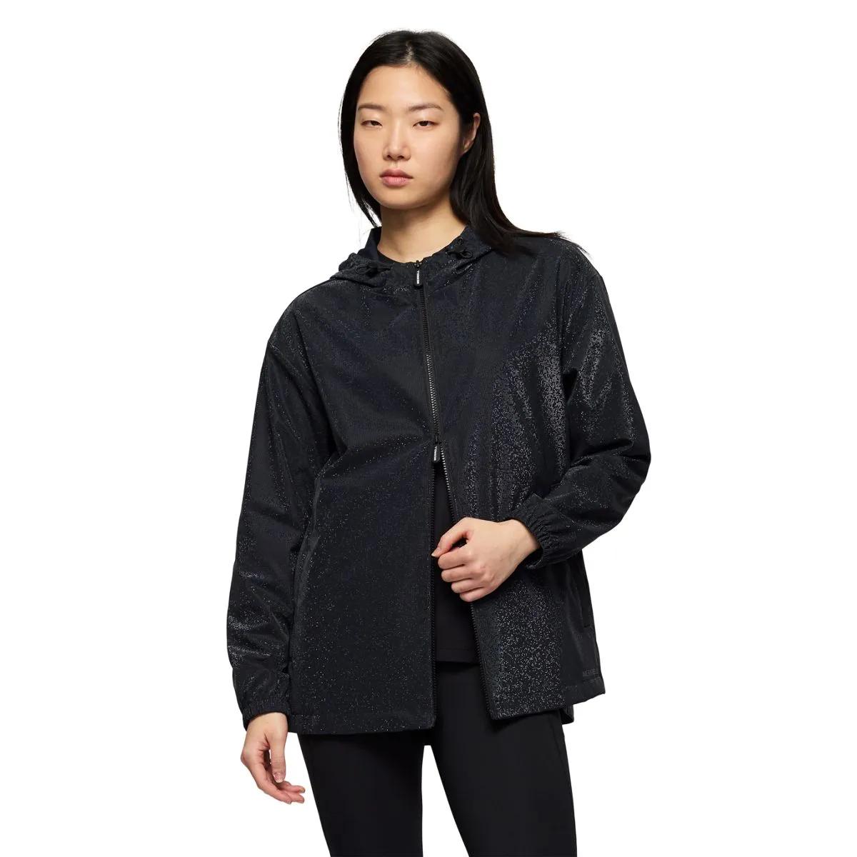 Rani Silver Metallic Raincoat, Black Tile, dynamic 1