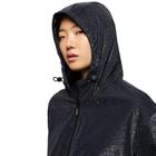 Rani Silver Metallic Raincoat, Black Tile, dynamic 5