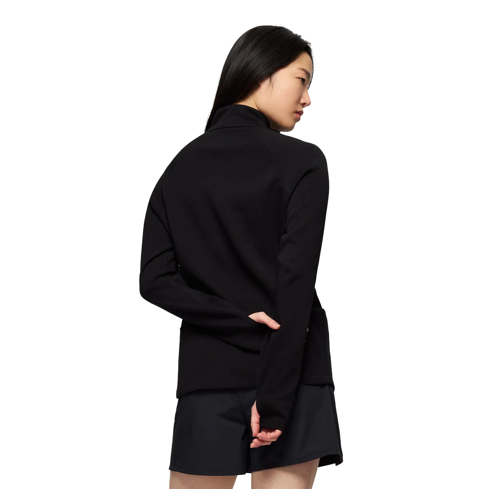 Riley Quarter Zip Mid Layer, Black, dynamic 3