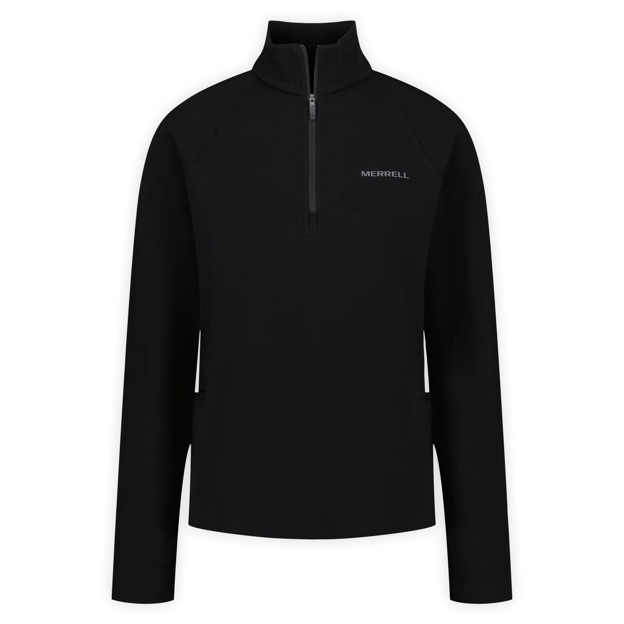 Riley Quarter Zip Mid Layer, Black, dynamic 6