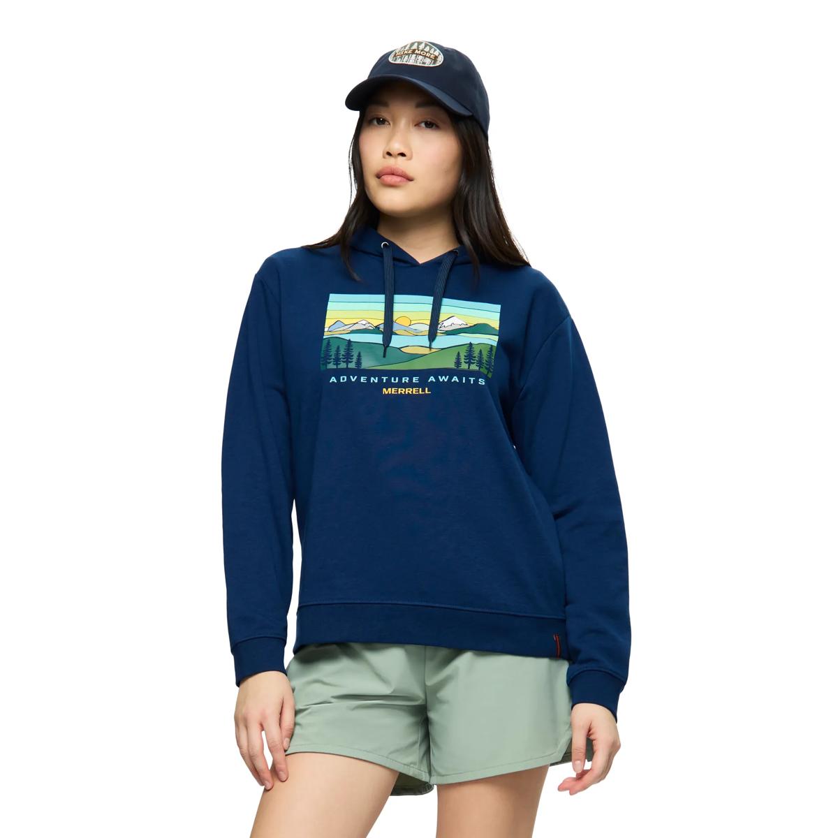 Await Adventure Hoody, Navy Night, dynamic 1