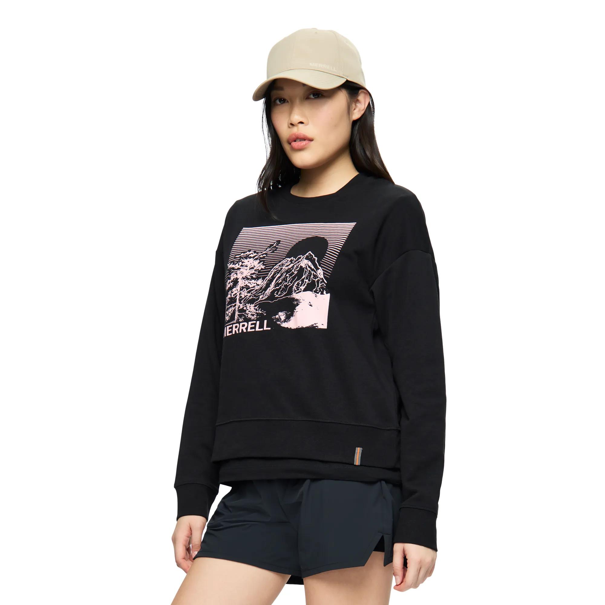 Serenity Graphic Crew, Black, dynamic 2