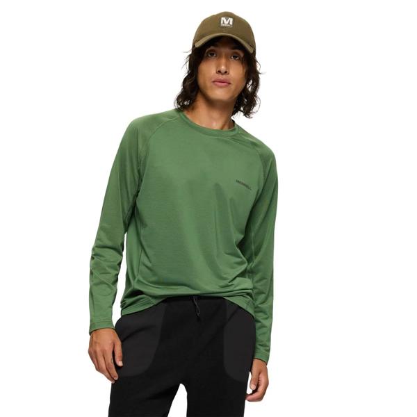 Tech Long Sleeve Tee, Garden, dynamic