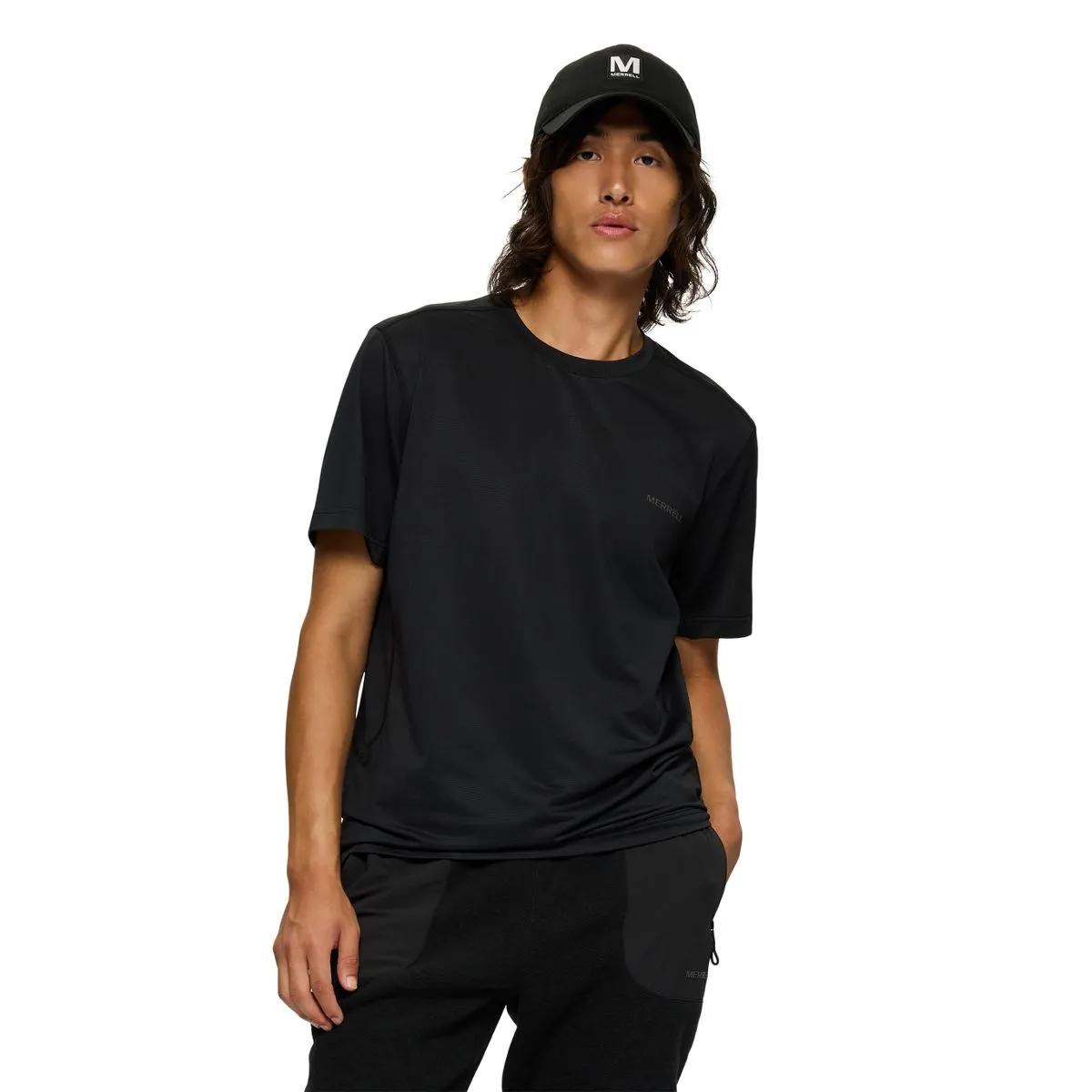 Tech Short Sleeve Tee, Black, dynamic 1
