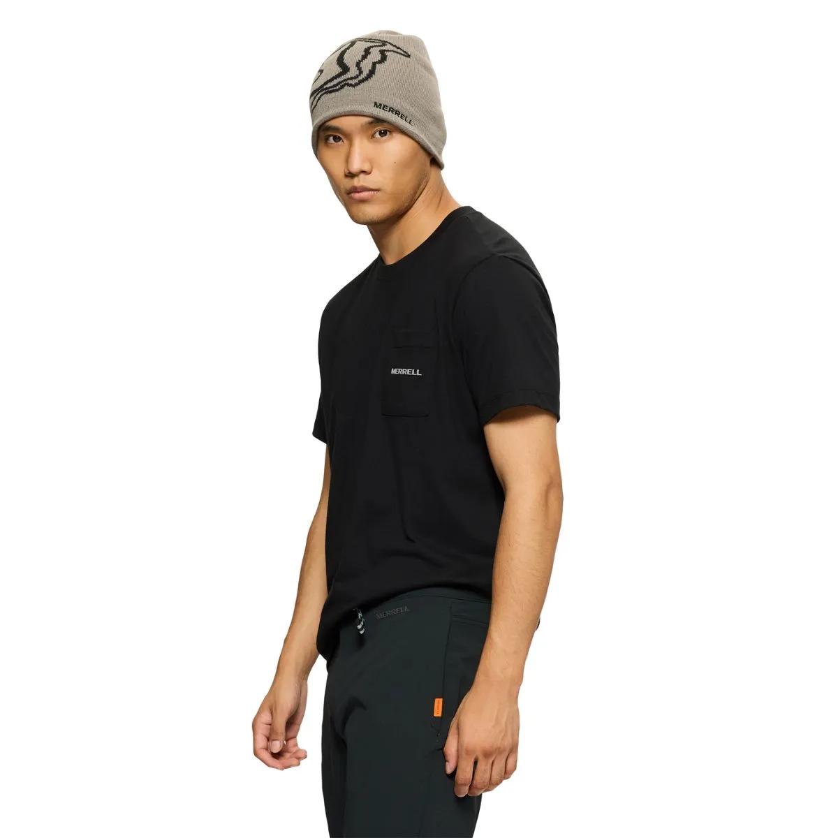 Relaxed Cotton Short Sleeve Tee, Black, dynamic 4