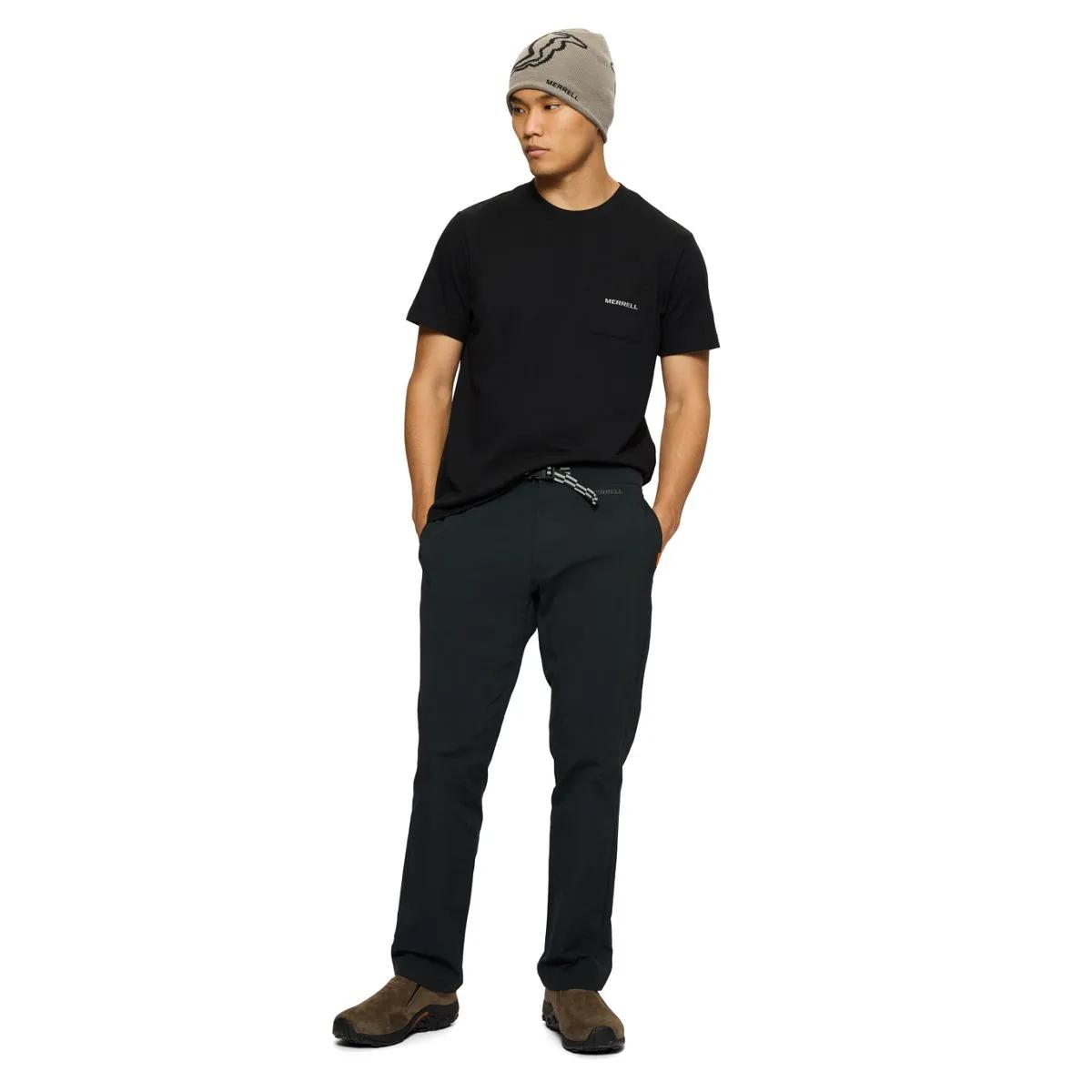 Relaxed Cotton Short Sleeve Tee, Black, dynamic 2